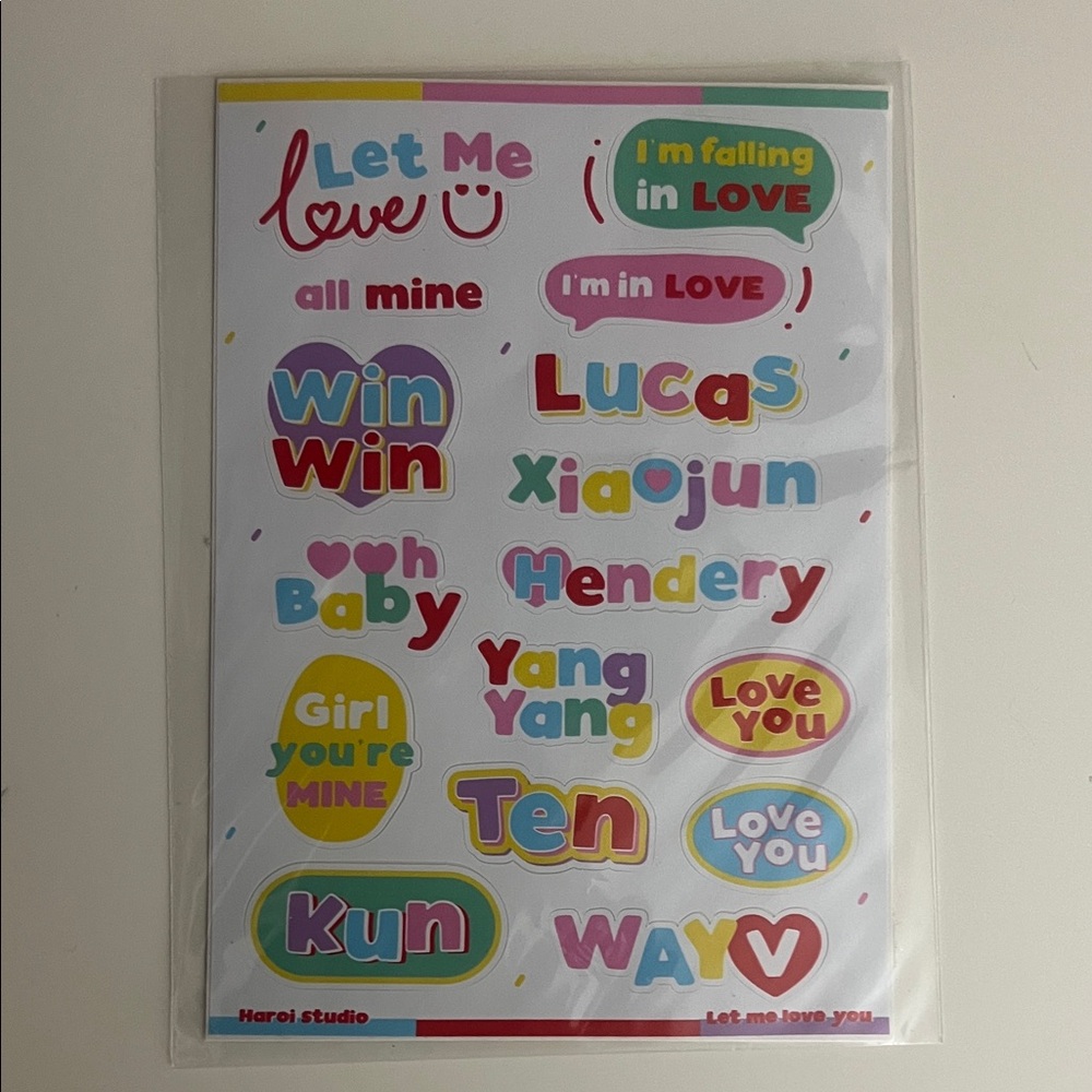 WayV sticker 1 sheets by haroi studio